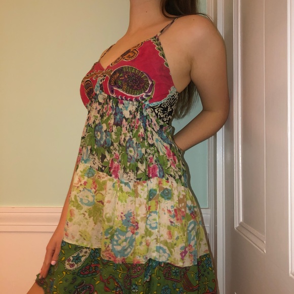 Multi patterned dress - Picture 3 of 6